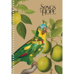   SHKOLYARYK Spirálfüzet, A5, sima, 96 lap, SHKOLYARYK "Songs of Hope", vegyes