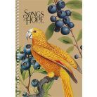 SHKOLYARYK Spirálfüzet, A5, sima, 96 lap, SHKOLYARYK "Songs of Hope", vegyes