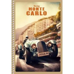   SHKOLYARYK Spirálfüzet, A5, sima, 96 lap, SHKOLYARYK "Racing Competition", vegyes