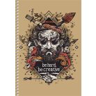 SHKOLYARYK Spirálfüzet, A5, sima, 96 lap, SHKOLYARYK "Racing Competition", vegyes