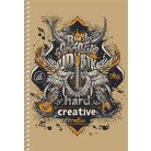 SHKOLYARYK Spirálfüzet, A5, sima, 96 lap, SHKOLYARYK "Racing Competition", vegyes