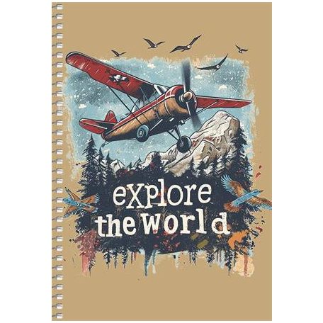 SHKOLYARYK Spirálfüzet, A5, sima, 96 lap, SHKOLYARYK "Racing Competition", vegyes