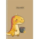 SHKOLYARYK Spirálfüzet, A5, sima, 96 lap, SHKOLYARYK, állatok, vegyes