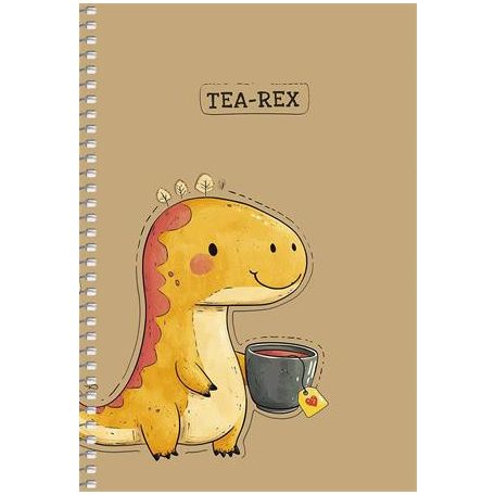 SHKOLYARYK Spirálfüzet, A5, sima, 96 lap, SHKOLYARYK, állatok, vegyes