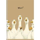 SHKOLYARYK Spirálfüzet, A5, sima, 96 lap, SHKOLYARYK, állatok, vegyes