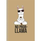 SHKOLYARYK Spirálfüzet, A5, sima, 96 lap, SHKOLYARYK, állatok, vegyes