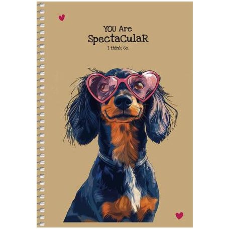 SHKOLYARYK Spirálfüzet, A5, sima, 96 lap, SHKOLYARYK, állatok, vegyes