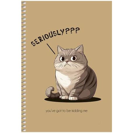 SHKOLYARYK Spirálfüzet, A5, sima, 96 lap, SHKOLYARYK, állatok, vegyes