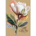 SHKOLYARYK Spirálfüzet, A5, sima, 96 lap, SHKOLYARYK "We Grow", vegyes