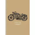 SHKOLYARYK Spirálfüzet, A5, sima, 96 lap, SHKOLYARYK "Sailor", vegyes