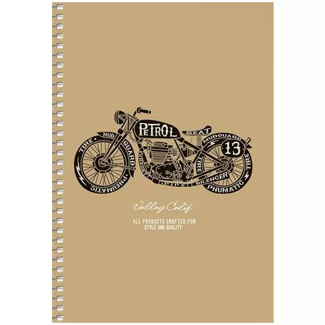 SHKOLYARYK Spirálfüzet, A5, sima, 96 lap, SHKOLYARYK "Sailor", vegyes