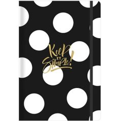   SHKOLYARYK Jegyzetfüzet, A5, vonalas, sima, pontrácsos, 96 lap, keményfedeles, SHKOLYARYK "find Inspirations", vegyes minta