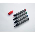 SIGEL Táblamarker készlet, 2-3 mm, kúpos, SIGEL, 4 különböző szín