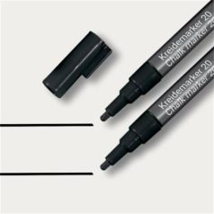   SIGEL Folyékony krétamarker, kúpos hegy, 1-2 mm SIGEL, fekete