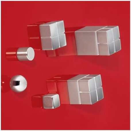 SIGEL Extra erős kockamágnes, 6 db, SIGEL "SuperDym", ezüst