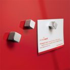 SIGEL Extra erős kockamágnes, 6 db, SIGEL "SuperDym", ezüst