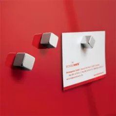   SIGEL Extra erős kockamágnes, 10 db, SIGEL "SuperDym", ezüst