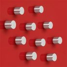 SIGEL Extra erős, henger alakú mágnes, 10 db SIGEL "SuperDym", ezüst