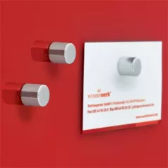   SIGEL Extra erős, henger alakú mágnes, 10 db SIGEL "SuperDym", ezüst