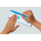 BE!BOARD Erős henger alakú mágnes, 8 db, BE!BOARD "Neodymium" ezüst