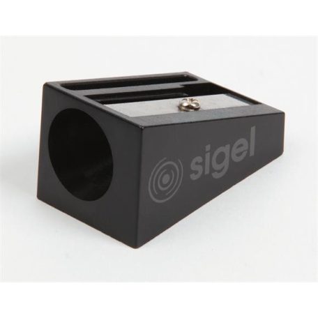SIGEL Táblaceruza készlet, 1-5 mm, kúpos, SIGEL, 4 különböző szín hegyezővel