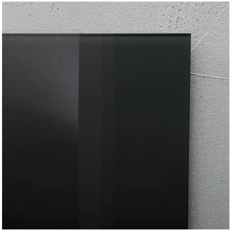SIGEL Mágneses üvegtábla, 60x40 cm, SIGEL "Artverum® " fekete