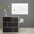 SIGEL Mágneses üvegtábla, 100x65 cm, SIGEL "Artverum® fehér