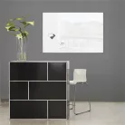SIGEL Mágneses üvegtábla, 100x65 cm, SIGEL "Artverum® fehér