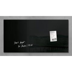   SIGEL Mágneses üvegtábla, 46x91 cm, SIGEL "Artverum® ", fekete