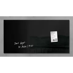   SIGEL Mágneses üvegtábla, 46x91 cm, SIGEL "Artverum® ", fekete