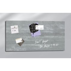  SIGEL Mágneses üvegtábla,  46x91 cm, SIGEL "Artverum® ", beton mintázat