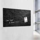 SIGEL Mágneses üvegtábla,  46x91 cm, SIGEL "Artverum® ", pala mintázat
