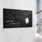 SIGEL Mágneses üvegtábla,  46x91 cm, SIGEL "Artverum® ", pala mintázat