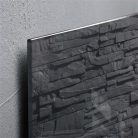 SIGEL Mágneses üvegtábla,  46x91 cm, SIGEL "Artverum® ", pala mintázat