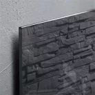 SIGEL Mágneses üvegtábla,  46x91 cm, SIGEL "Artverum® ", pala mintázat