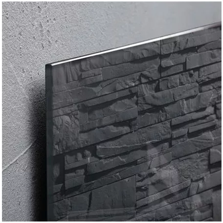 SIGEL Mágneses üvegtábla,  46x91 cm, SIGEL "Artverum® ", pala mintázat