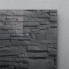 SIGEL Mágneses üvegtábla,  46x91 cm, SIGEL "Artverum® ", pala mintázat