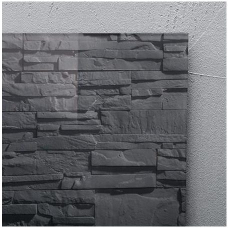 SIGEL Mágneses üvegtábla,  46x91 cm, SIGEL "Artverum® ", pala mintázat