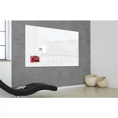 SIGEL Mágneses üvegtábla, 150x100 cm, SIGEL " Artverum®", fehér