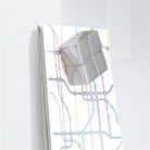 SIGEL Mágneses üvegtábla, 150x100 cm, SIGEL " Artverum®", fehér