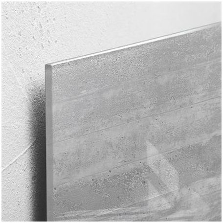 SIGEL Mágneses üvegtábla, 130x55 cm, SIGEL "Artverum® ", beton mintázat