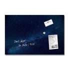 SIGEL Mágneses üvegtábla, 60x40x1,5 cm, SIGEL "Artverum® ", Galaxy mintázat