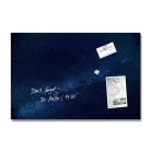 SIGEL Mágneses üvegtábla, 60x40x1,5 cm, SIGEL "Artverum® ", Galaxy mintázat