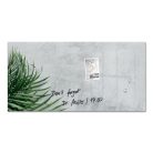 SIGEL Mágneses üvegtábla, 91x46x1,5 cm, SIGEL "Artverum® ", növény mintázat