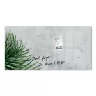 SIGEL Mágneses üvegtábla, 91x46x1,5 cm, SIGEL "Artverum® ", növény mintázat
