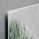 SIGEL Mágneses üvegtábla, 91x46x1,5 cm, SIGEL "Artverum® ", növény mintázat