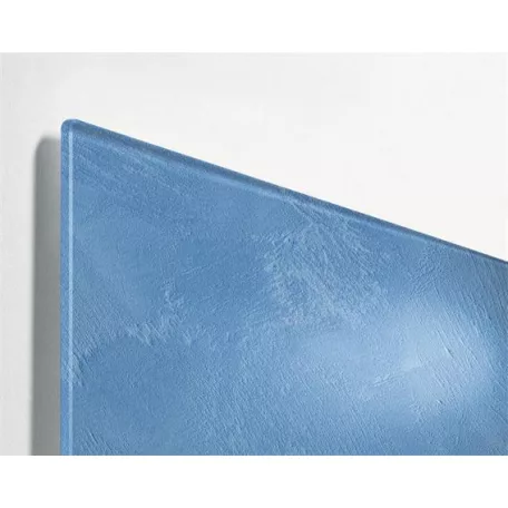 SIGEL Mágneses üvegtábla, 48x48x1,5 cm, SIGEL "Artverum® ", kék struktúrált minta, matt