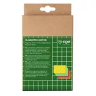 SIGEL Mágneses jegyzetlap csomag, 10x15 cm, 25 db, SIGEL, vegyes színek