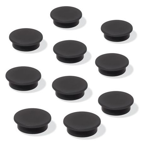 SIGEL Mágneskorong, 25 mm, 10 db/csomag, SIGEL, fekete