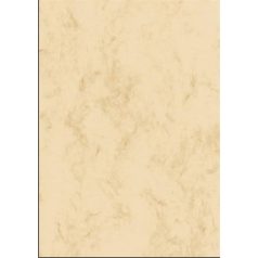   SIGEL Előnyomott papír, kétoldalas, A4, 200 g, SIGEL, bézs, márványos